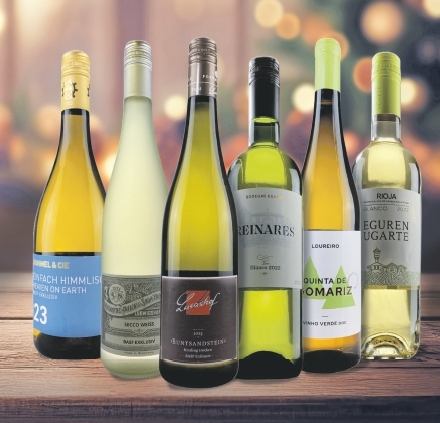 Festtagsweißweine aus der BASF-Weinkellerei 2024