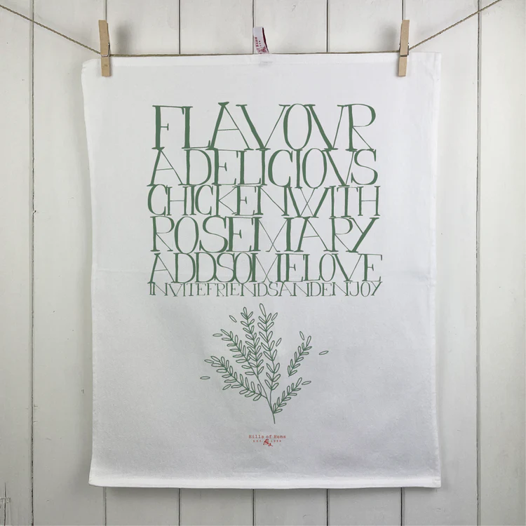 Geschirrtuch Rosmarin